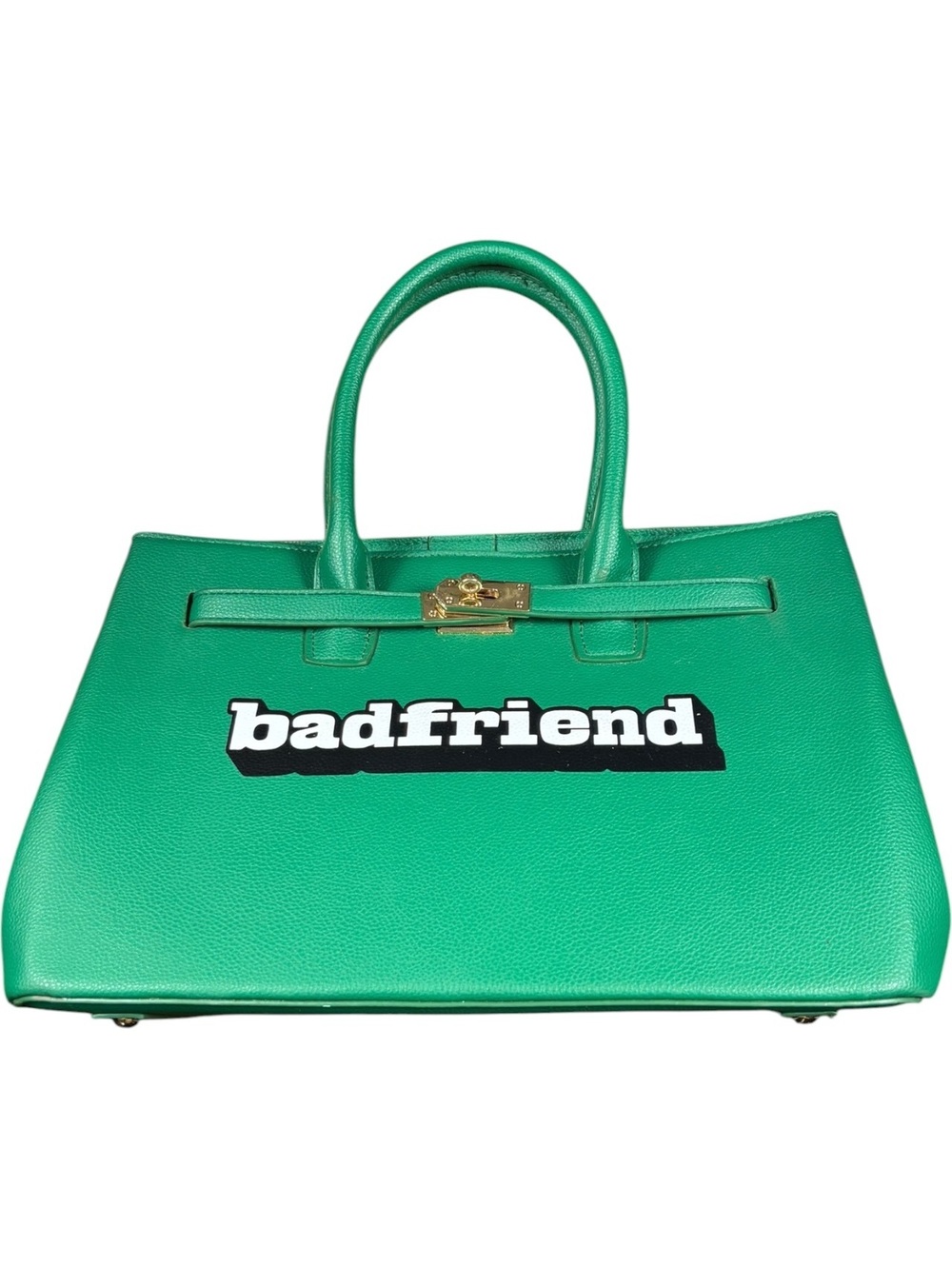 Badfriend Green Birkinn Style Handbag